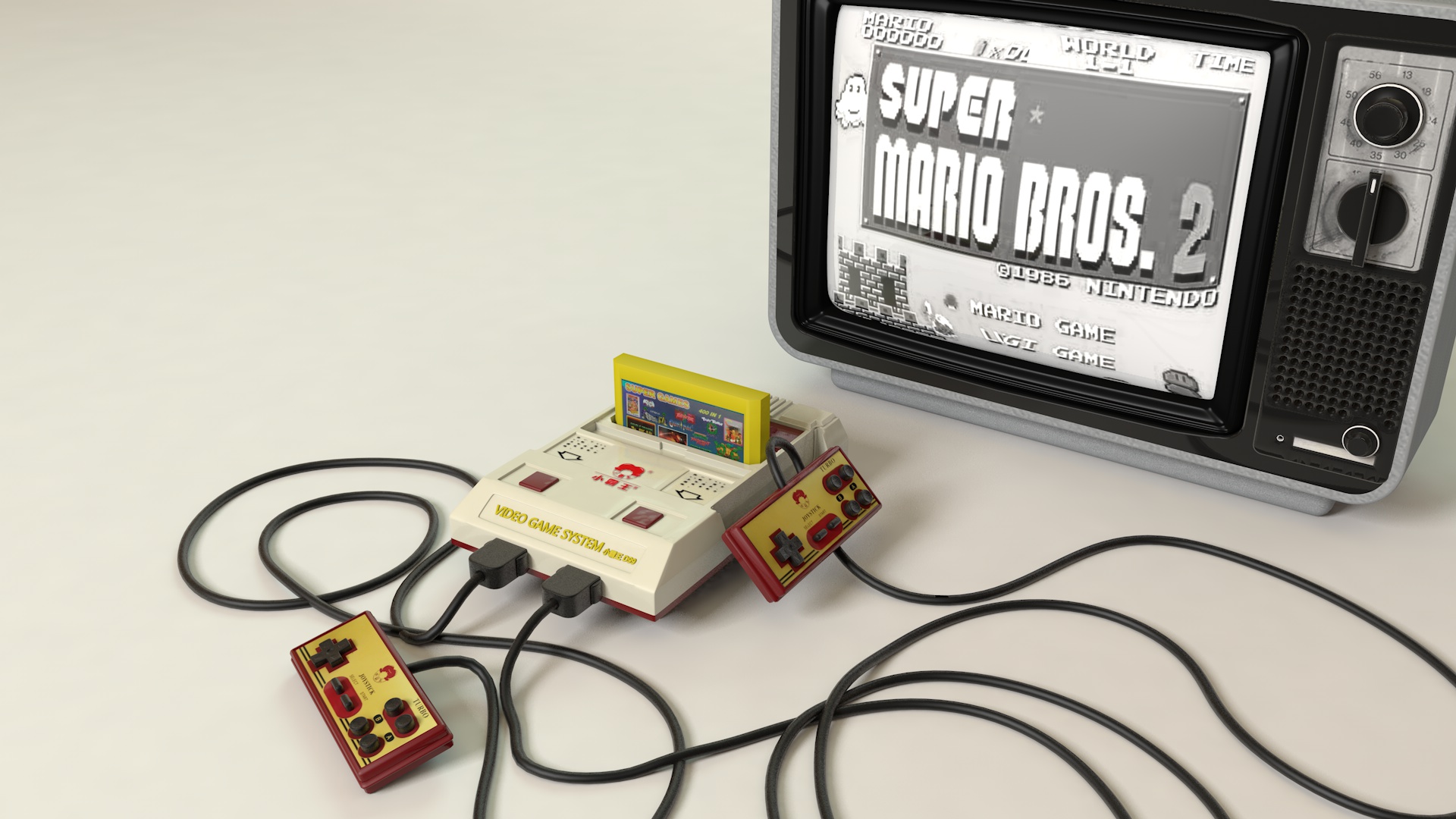 老物件之红白游戏机