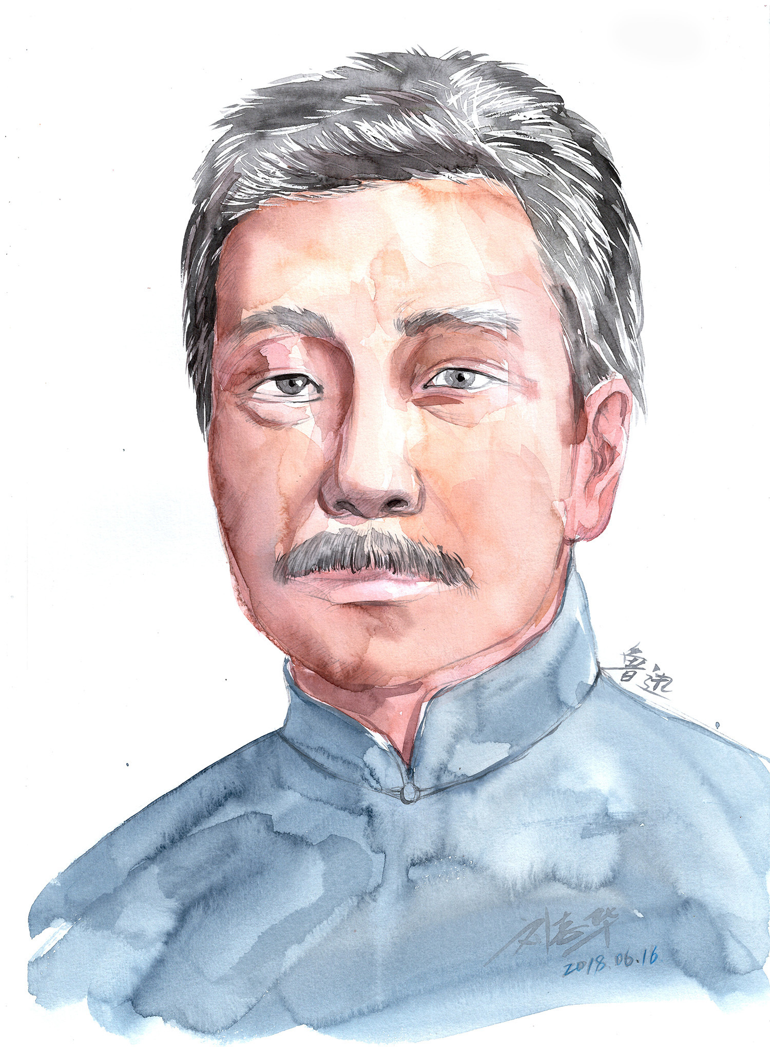 30天30张水彩肖像