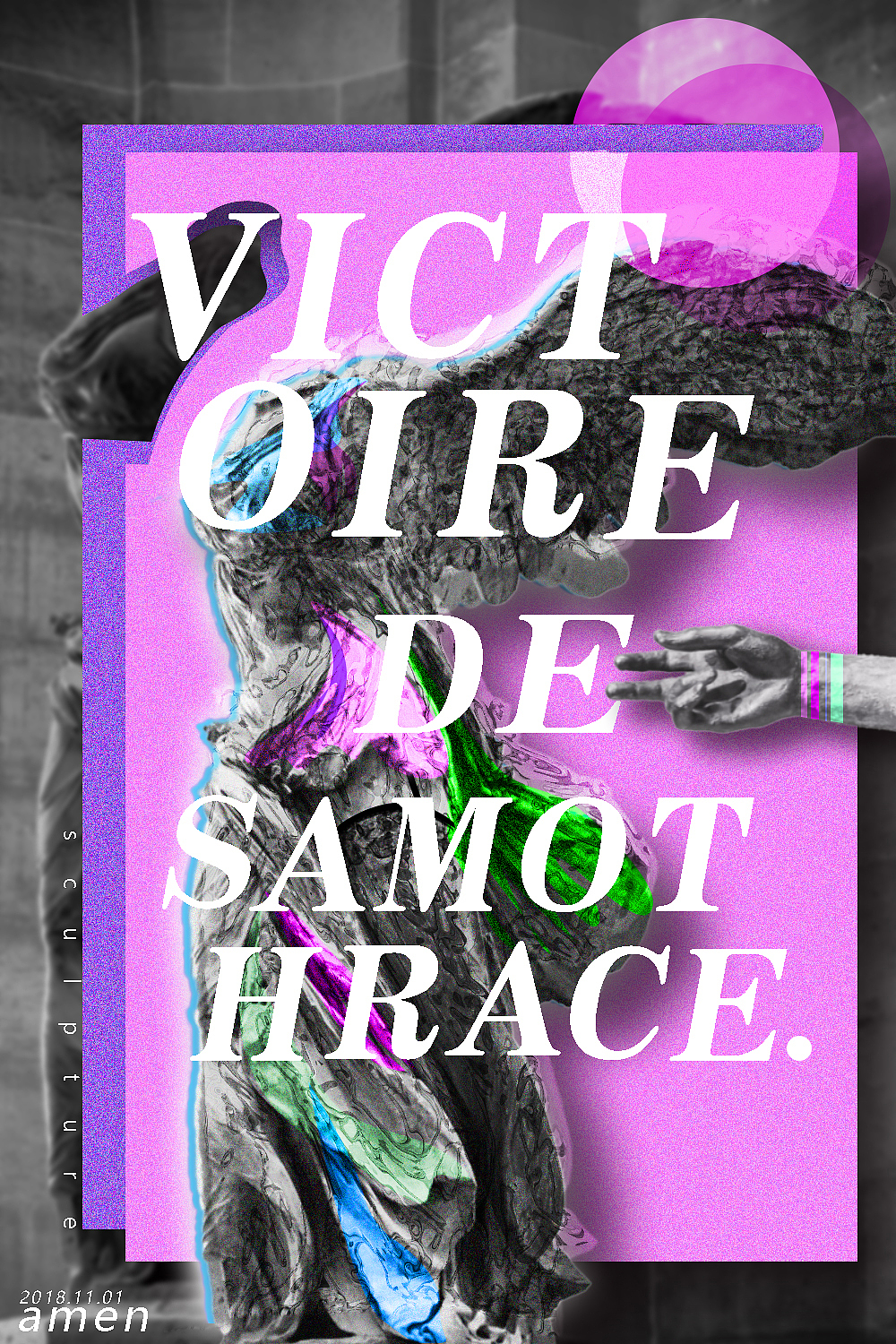 雕塑海报 Sculpture poster