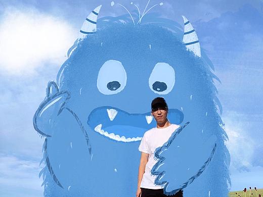 你是哪里爬上來(lái)的小怪物（個(gè)人主頁(yè)-ZNDQ5NDU2MDg=） - 新銳潮流插畫(huà) - 站酷設(shè)計(jì)師想去郴州吃魚(yú)粉原創(chuàng)素材 - 站酷ZCOOL