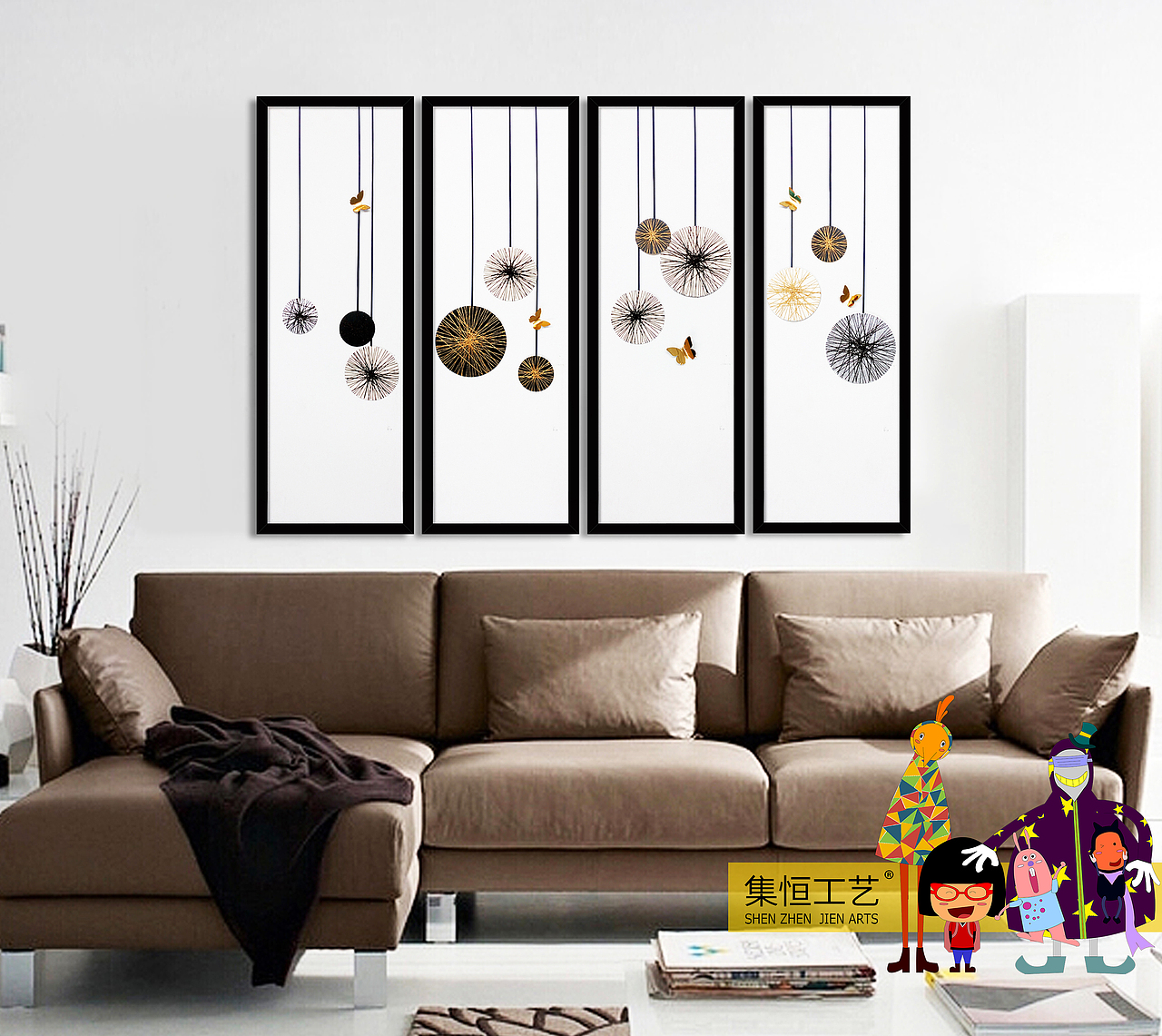装饰画、墙面设计（图ZNjA1NTIyNjQ=） - 工艺品设计 - 站酷设计师集恒工艺实物画原创素材 - 站酷ZCOOL