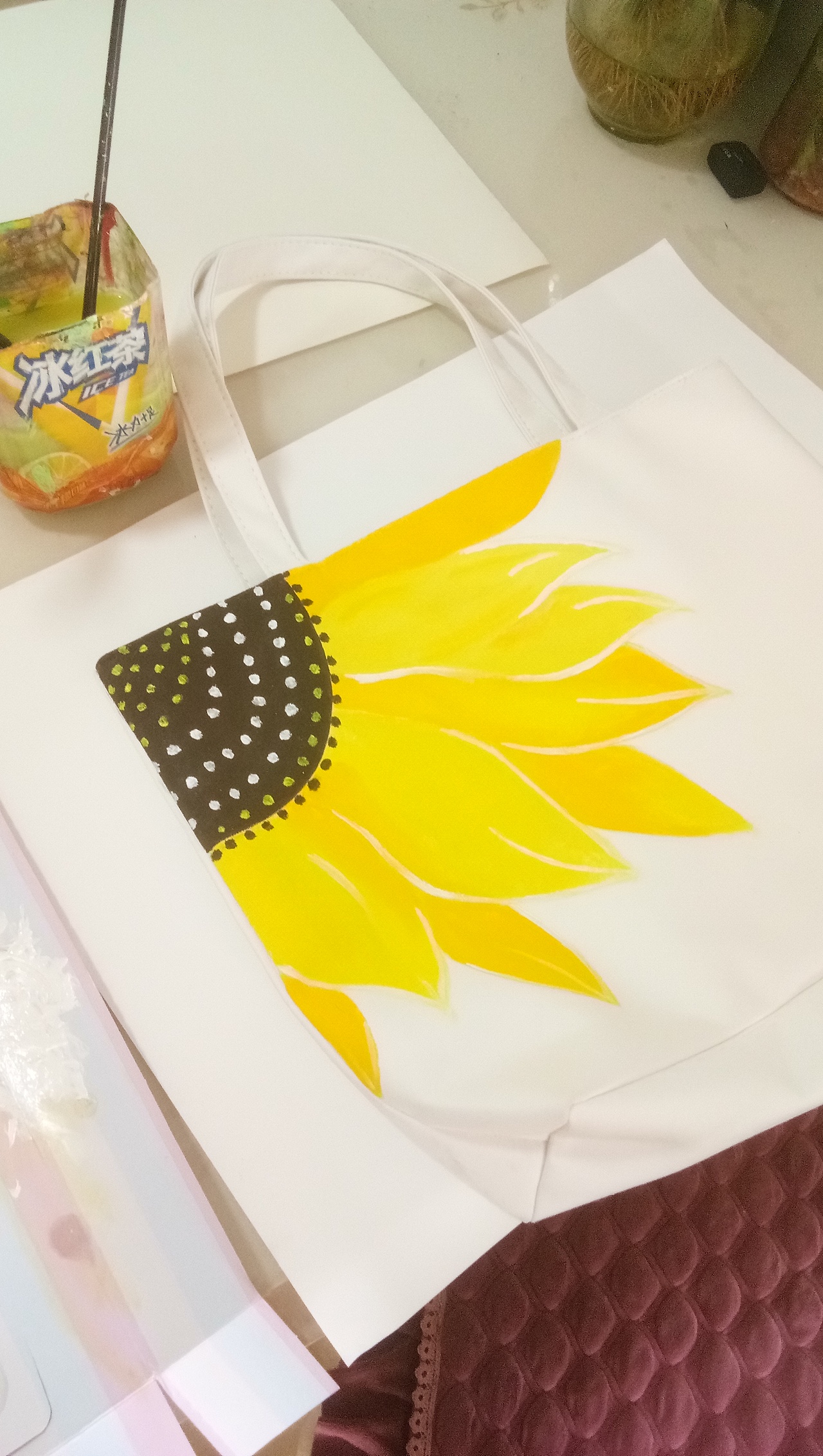 手绘帆布包（图ZMTg1MzExMzky） - 绘画 - 站酷设计师你微笑时好美tcl原创素材 - 站酷ZCOOL