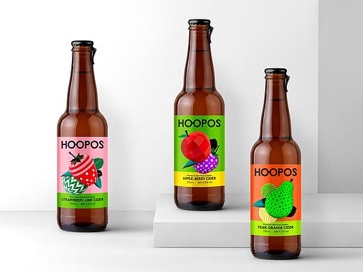 HOOPOS Cider Packaging 西打酒包装设计