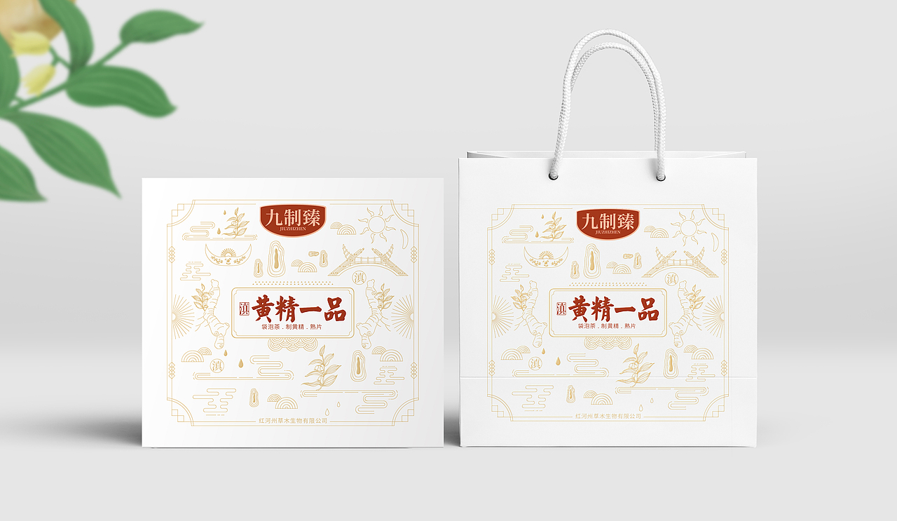 九制臻-滇黄精系列品牌包装设计