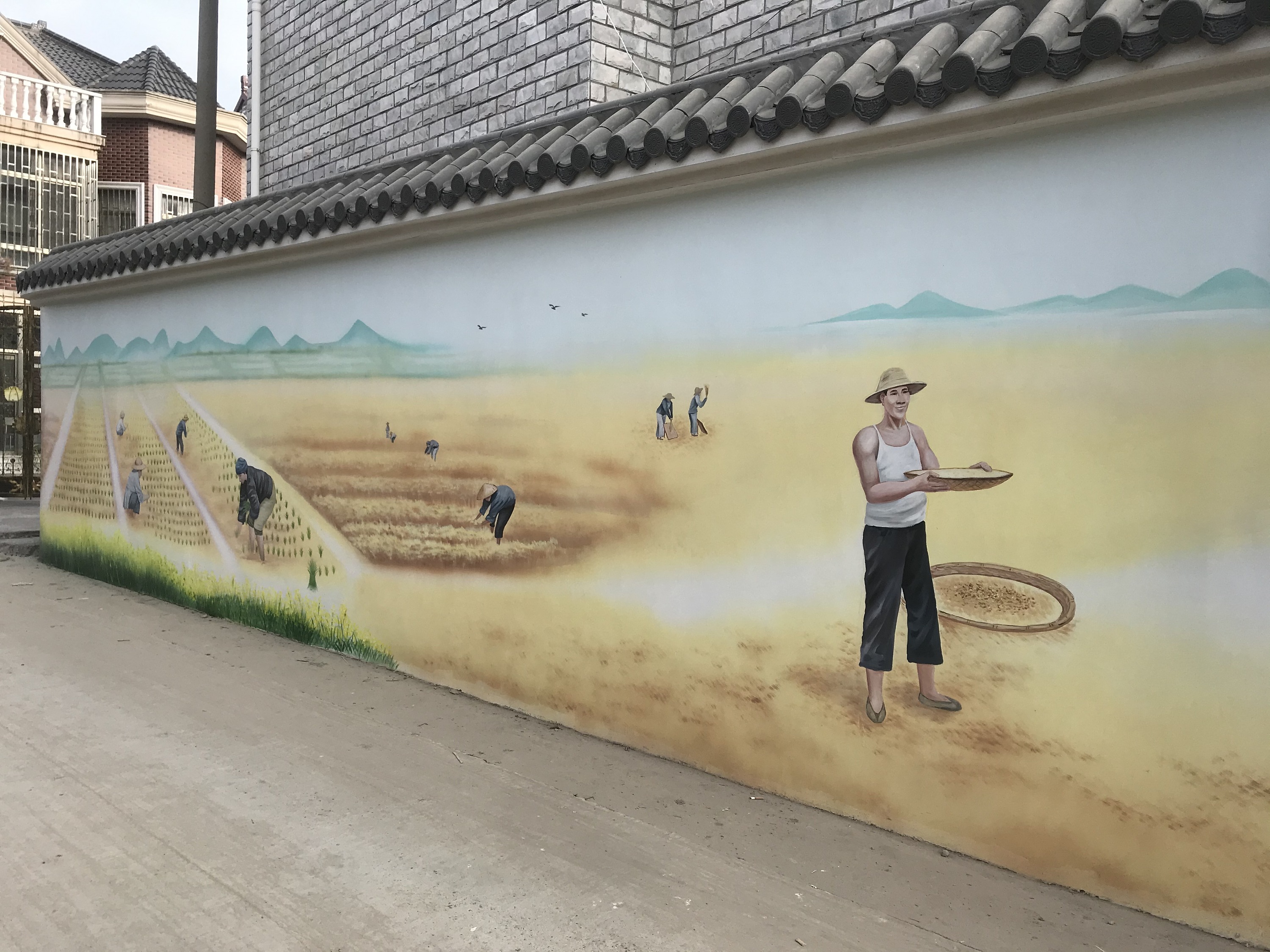 美丽乡村 乡村振兴 文化墙墙绘|其他|墙绘/立体画|壁尚手绘贵州墙绘 - 原创作品 - 站酷 (ZCOOL)