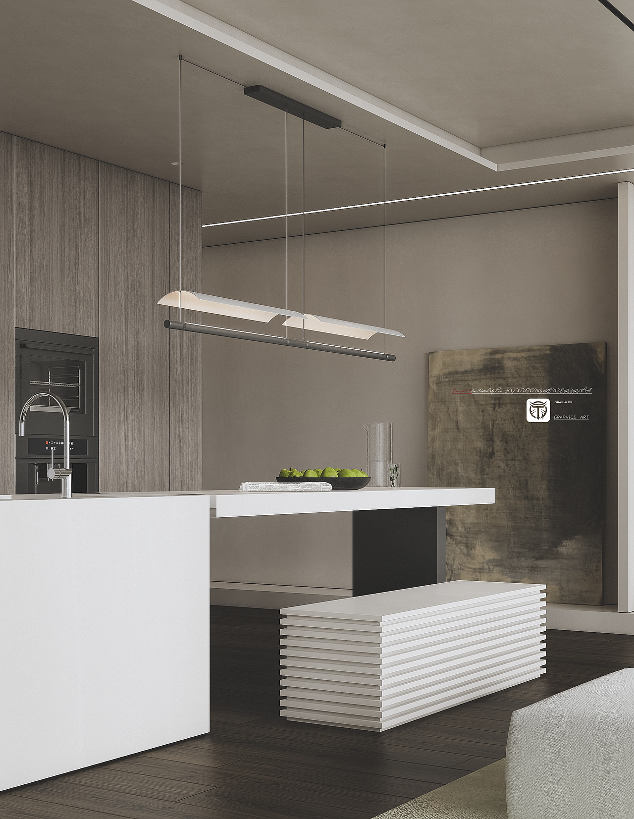 ENS渲染—现代客厅表现（图ZMzMyMDYwMTA4） - 家装设计 - 站酷设计师宇智波桐原创素材 - 站酷ZCOOL