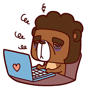 疲倦熊——翔通动漫原创表情