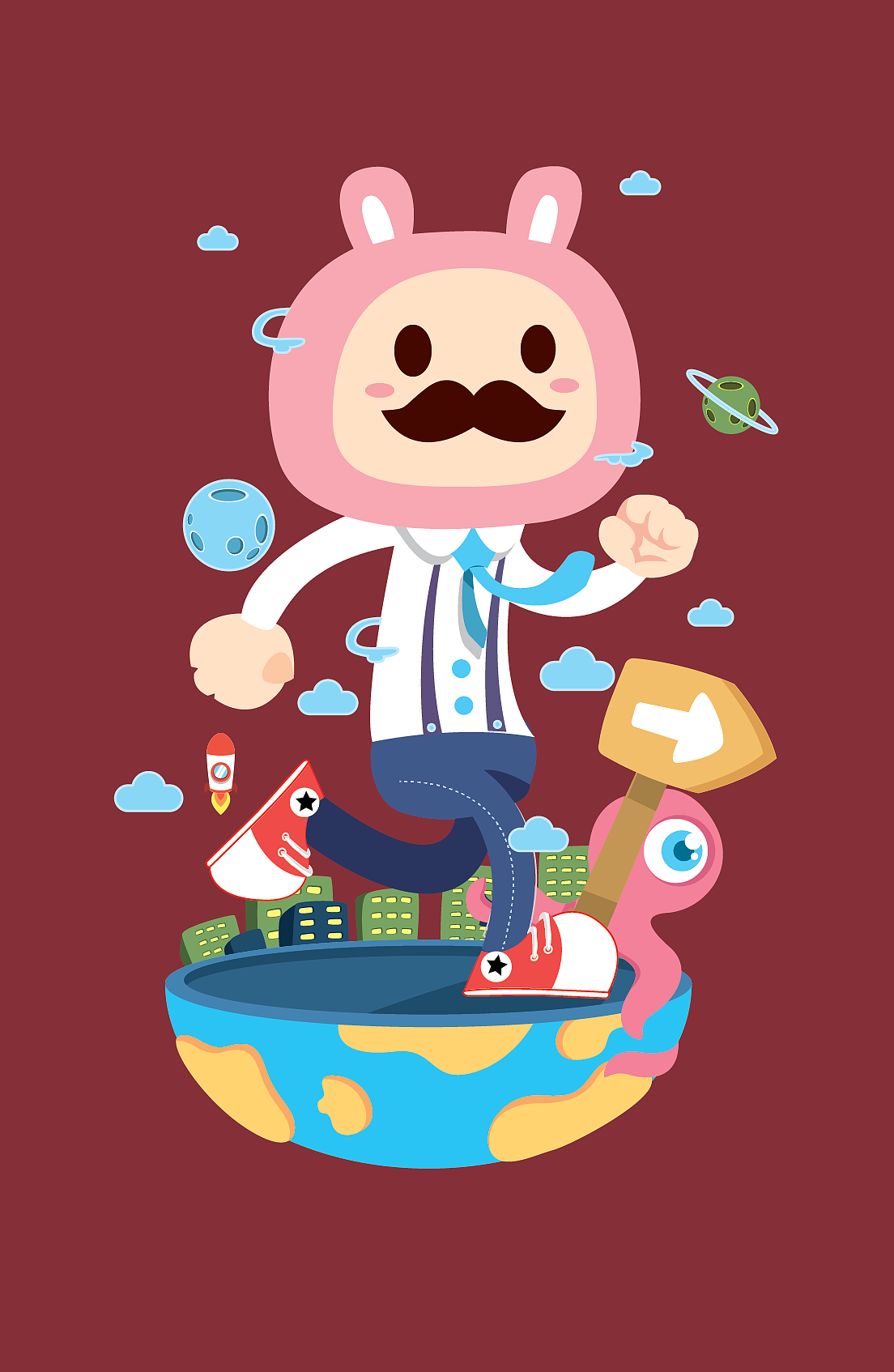 插画（练习）（图ZMTI1MDkwNTEy） - 创作习作 - 站酷设计师清蒸芋头原创素材 - 站酷ZCOOL