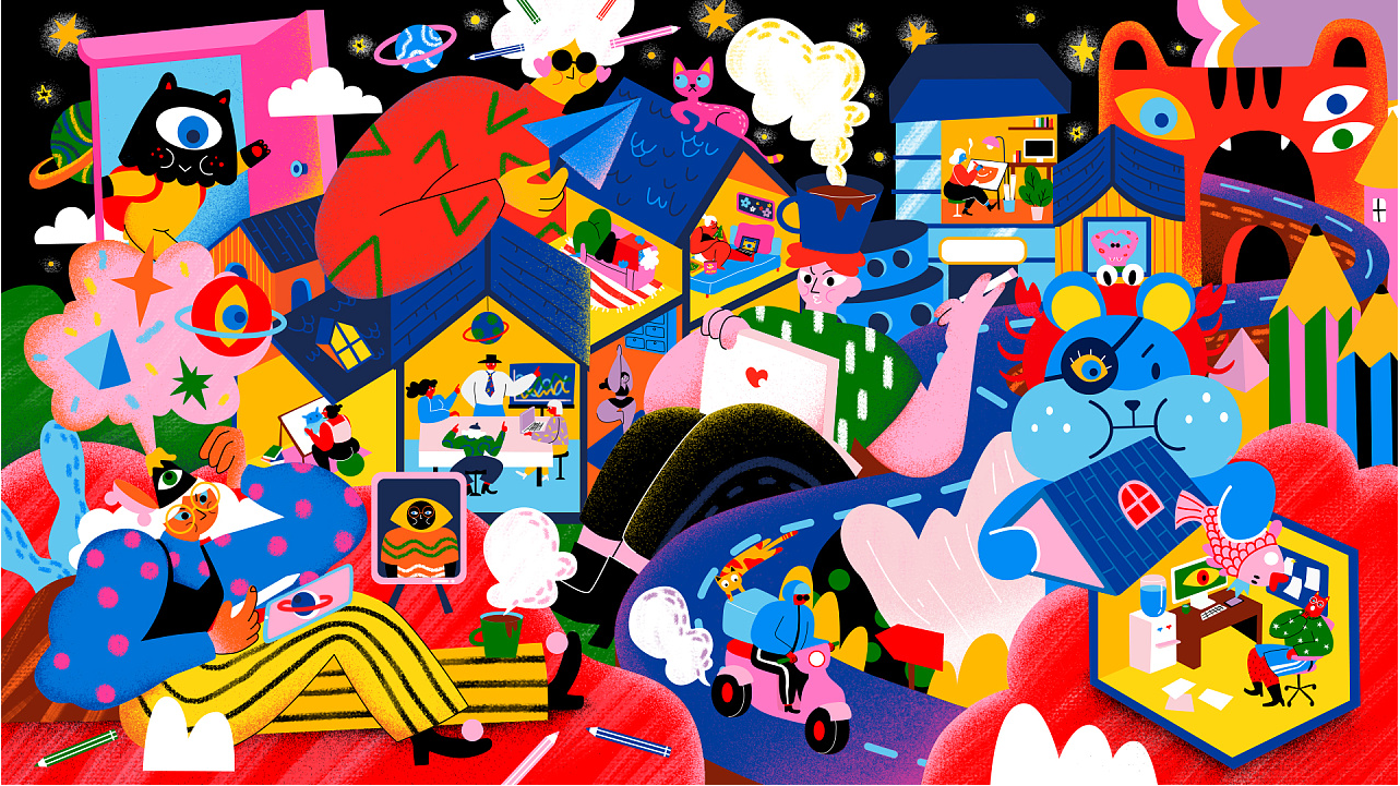 吉卜力全全的個人主頁（封面預(yù)覽） - 主頁封面設(shè)置 - 站酷設(shè)計師吉卜力全全原創(chuàng)素材 - 站酷ZCOOL