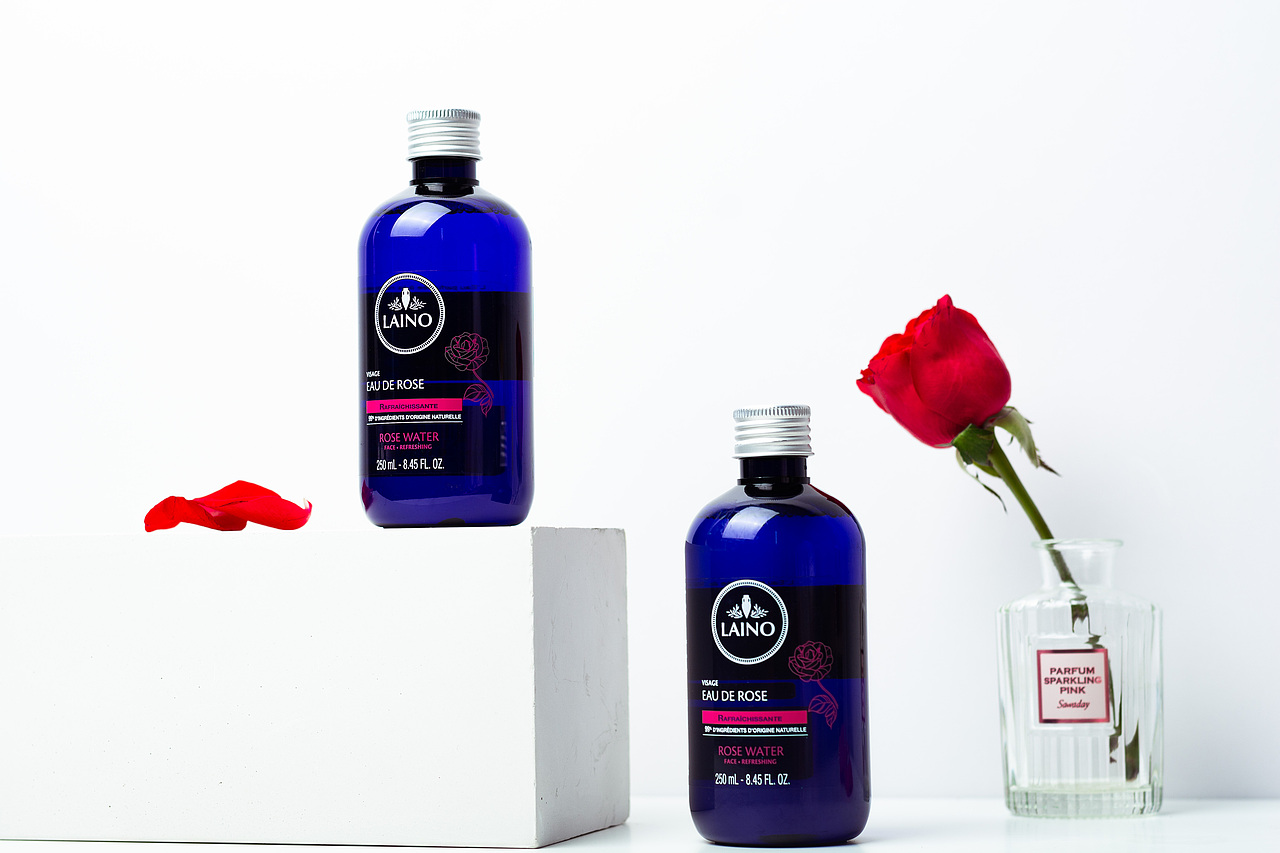 法国Laino蕾娜玫瑰香矢车菊爽肤水