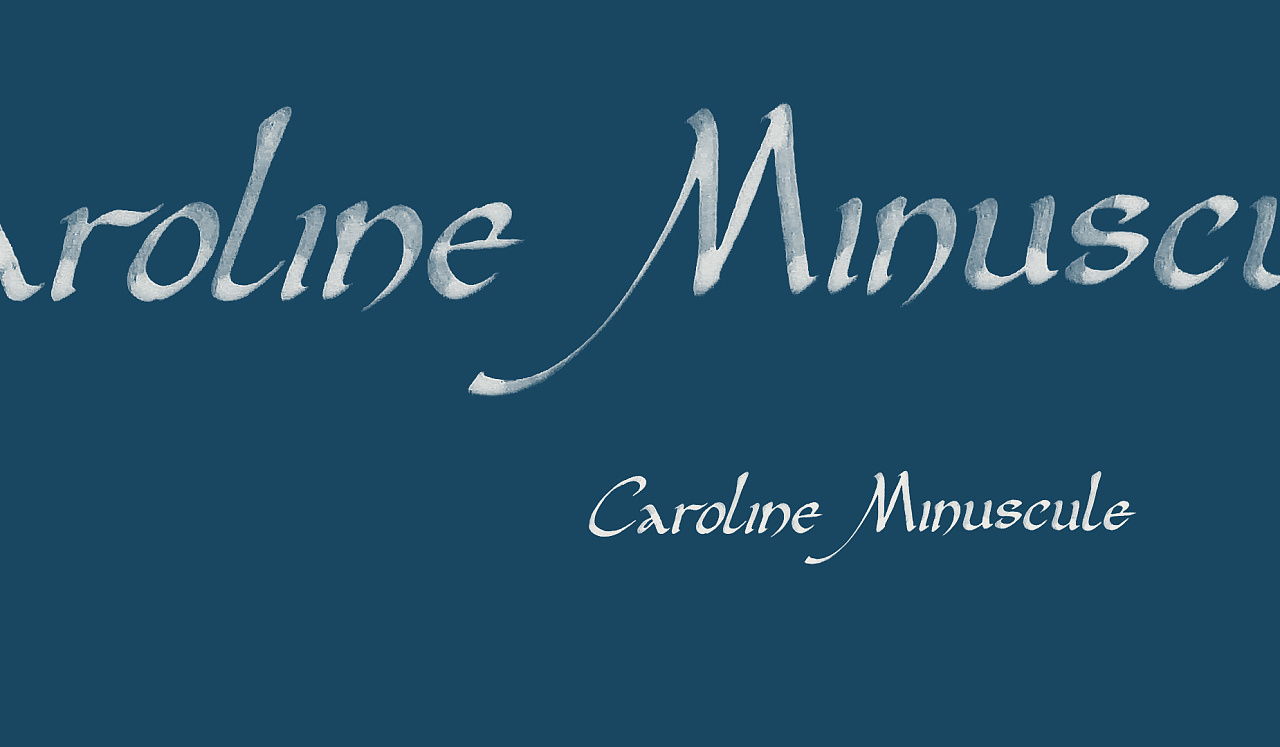 「woの书写」卡洛林小写体