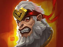 新年第一畫(huà)-涂了只猴子