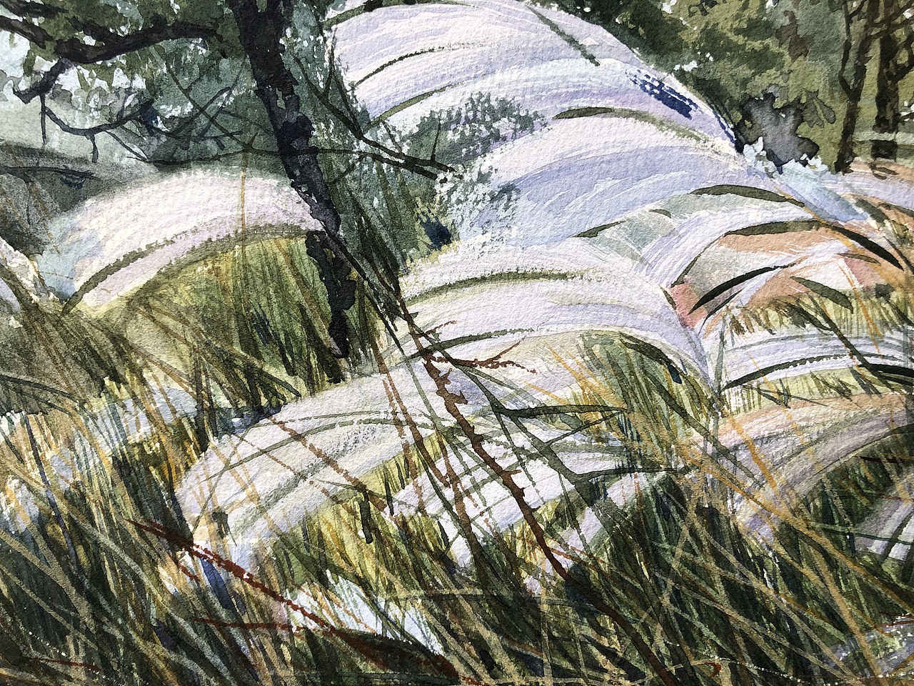 水彩风景——冬日的风声(又是无私奉献的高清步骤)