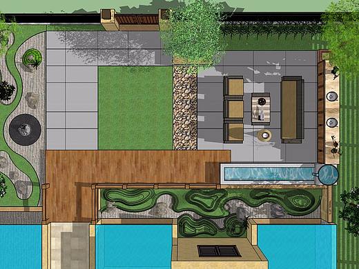 香港置地.一号湖畔某花园方案设计