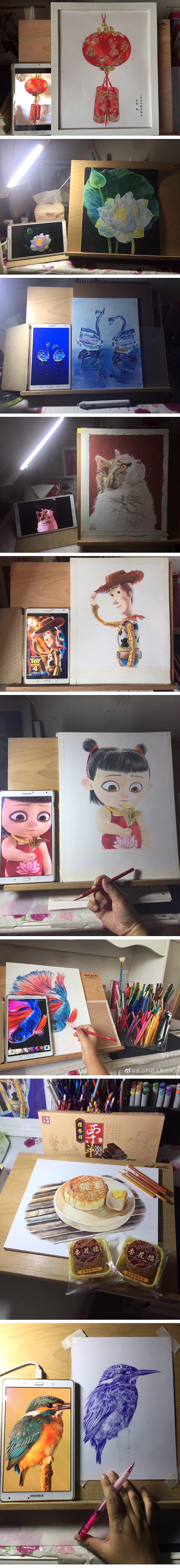2019年1-10月作品合辑（图ZMTg0Mzk2MjAw） - 绘画 - 站酷设计师永远的蓉儿恩心原创素材 - 站酷ZCOOL