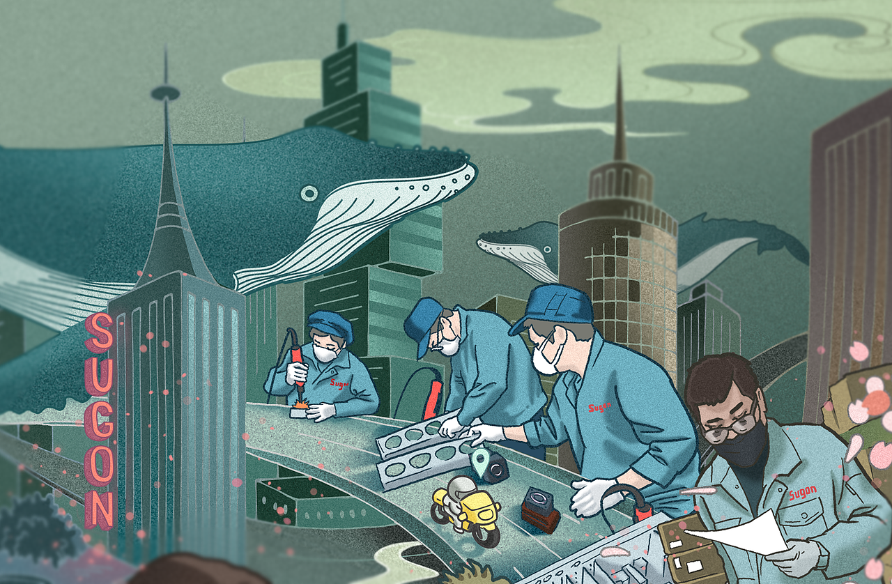 战疫后复工海报《争朝夕 不负热爱》