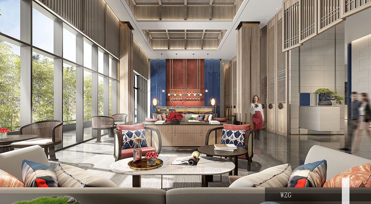 酒店（图ZMjM0MjYwMTU2） - 家装设计 - 站酷设计师Z98083896原创素材 - 站酷ZCOOL