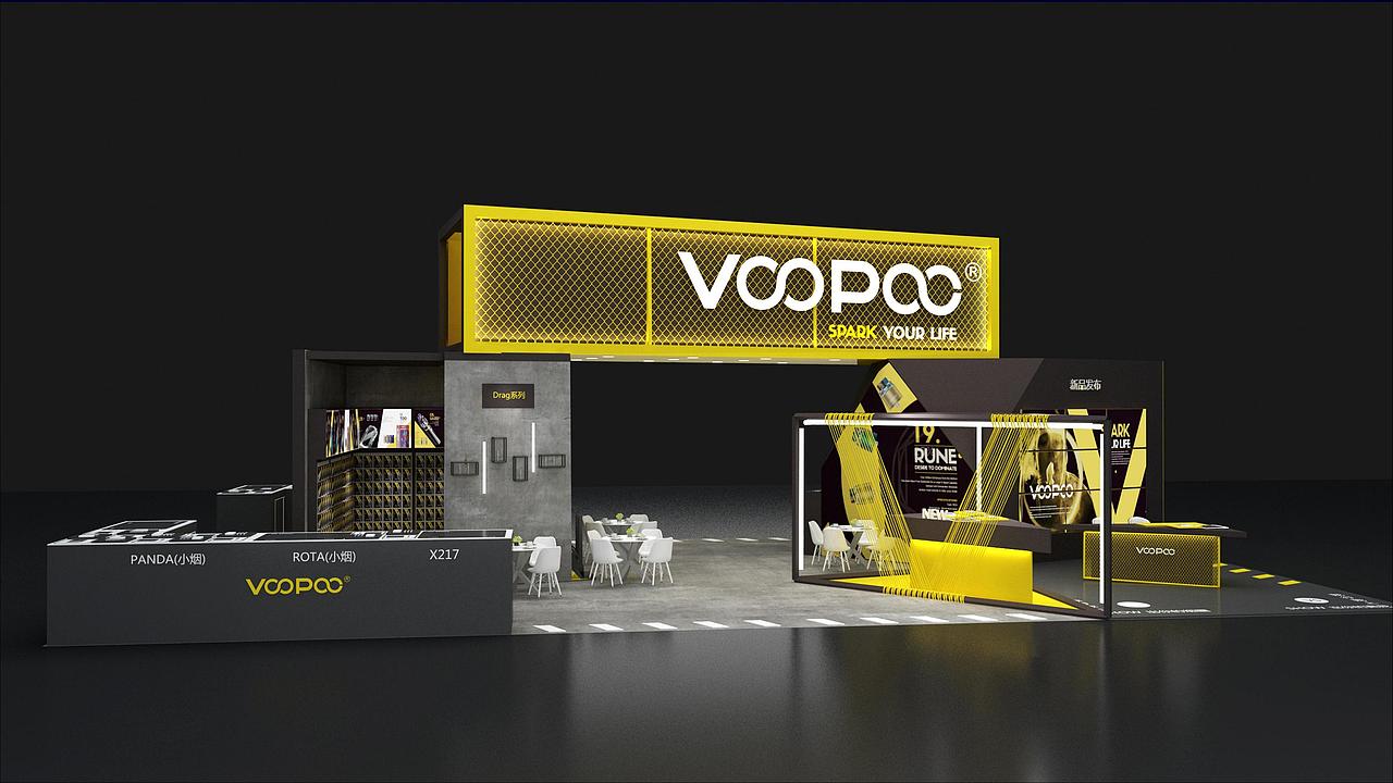 voopoo展台（图ZMjQ3MDQ0NTY4） - 展陈设计 - 站酷设计师黄蓬原创素材 - 站酷ZCOOL