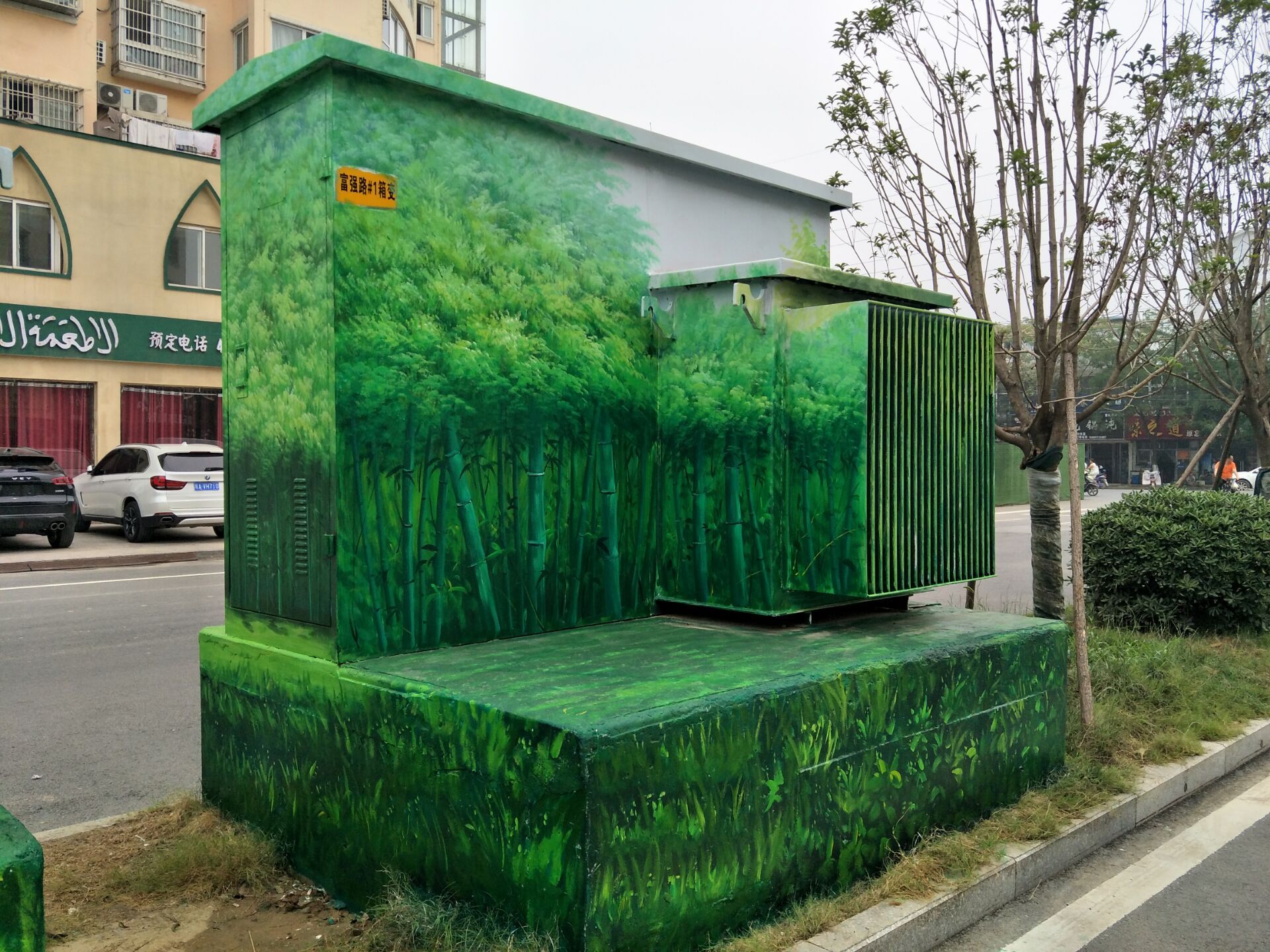 阜阳界首市——富强路变电箱彩绘