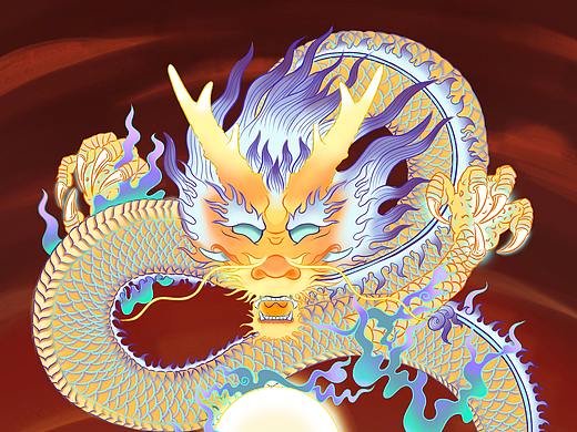 古風祥龍（個人主頁-ZNTM2ODQ4MDQ=） - 創(chuàng)作習作 - 站酷設計師蘇翎SULING原創(chuàng)素材 - 站酷ZCOOL