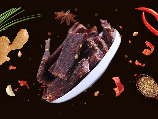 风干牛肉详情页牛肉干详情页
