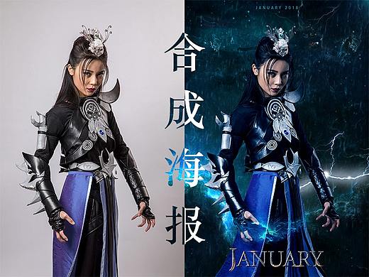 人像后期合成海報(bào)練習(xí)（個(gè)人主頁(yè)-ZMjU2ODc2NjQ=） - 修圖/后期 - 站酷設(shè)計(jì)師__HK原創(chuàng)素材 - 站酷ZCOOL