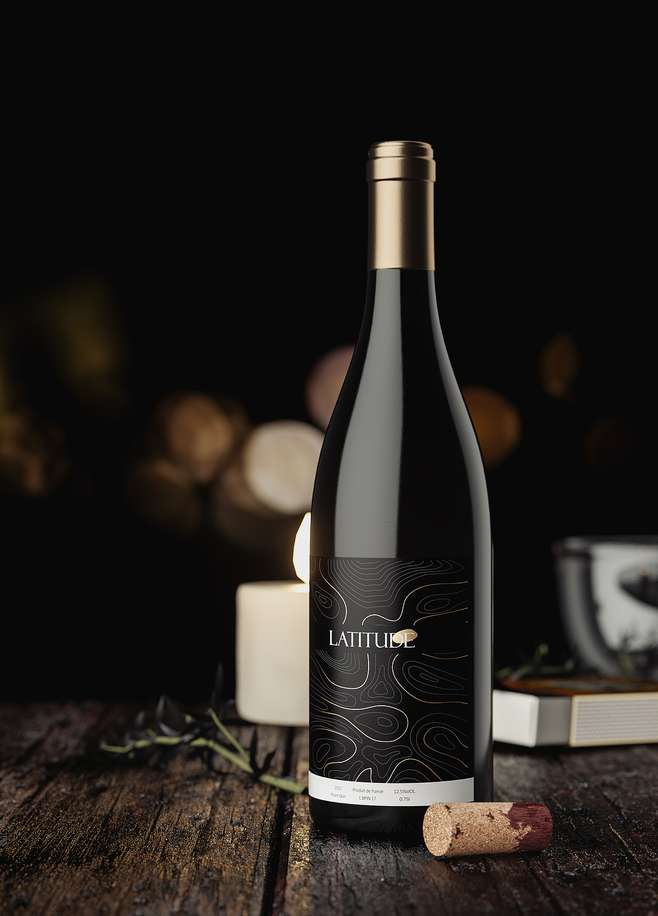 latitude-红酒渲染(c4d/octane)