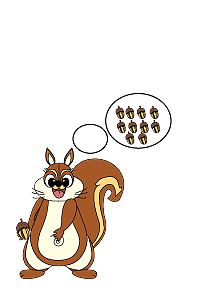 卡通松鼠(练习)