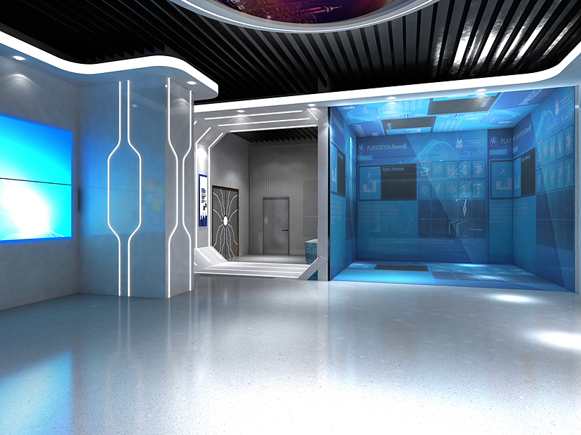 科技展厅设计（图ZMzEzNDI2ODE2） - 建筑/空间 - 站酷设计师手绘设计师小璐子原创素材 - 站酷ZCOOL