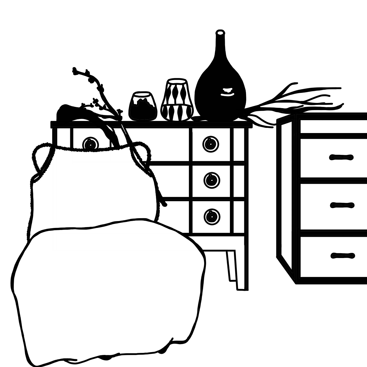 daily drawing ▏我躲在角落天马行空|插画|创作习作|是小脏啊 - 原创