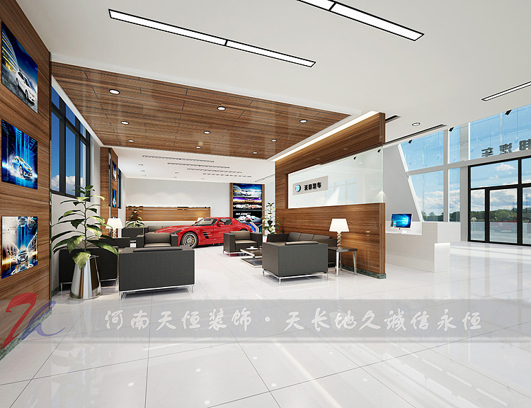 郑州汽车4s店装修:展厅设计
<br>整体空间设计的格调要与商品相互和谐,4s店很多汽车都是用来展示的,通过4s店空间的装修设计,让展示的商品更具有视觉的冲击力,从而来吸引顾客眼球,来达到营销的作用。在空间设计中,我们要注意色彩、灯光和空间布局这三点,通过合理的搭配来营造空间最好的效果,让产品更具有诱惑力和感受力。<br>