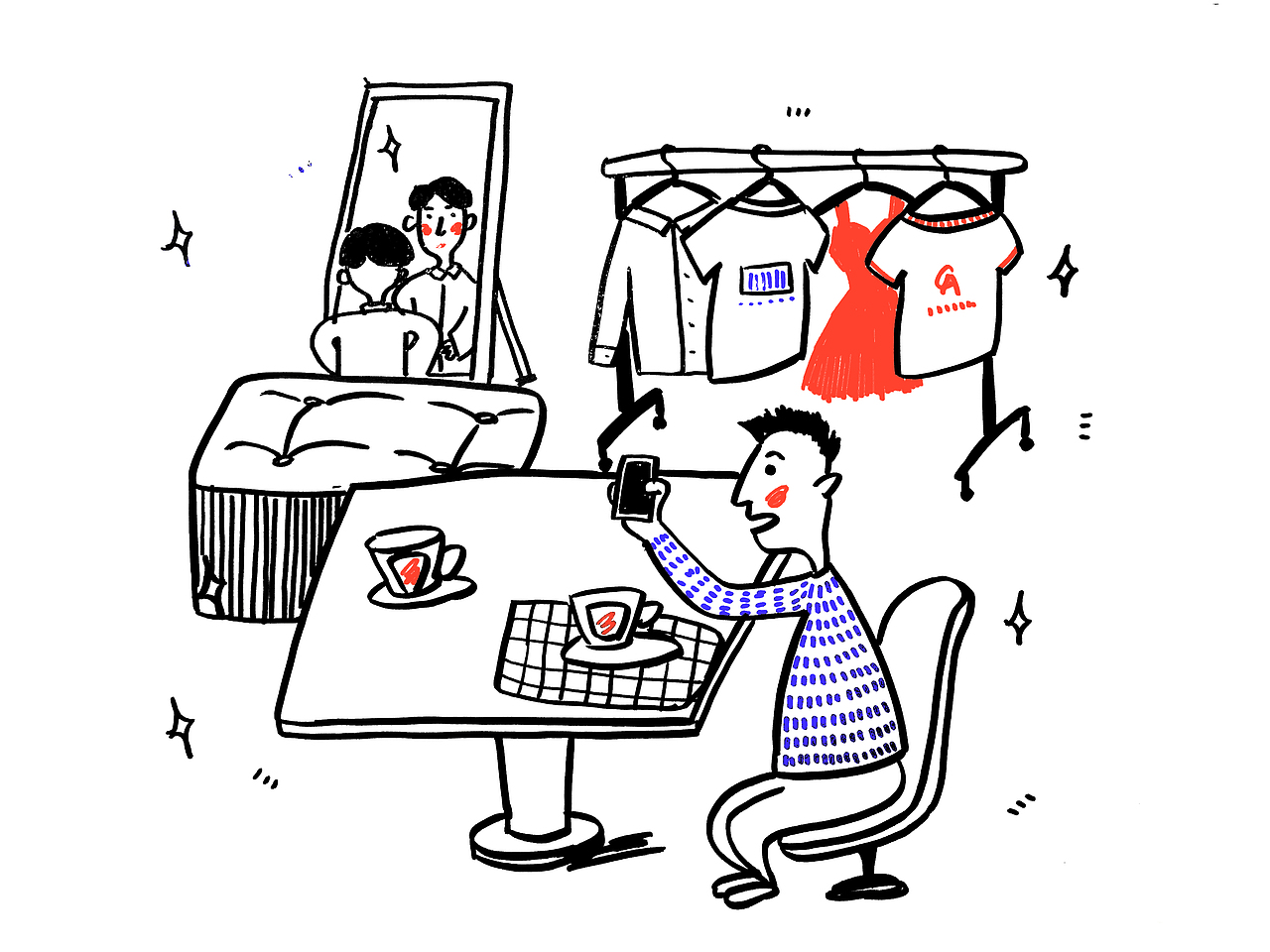 手绘商业插画视频（图ZOTEyMDUwNjQ=） - 商业插画 - 站酷设计师STARKY原创素材 - 站酷ZCOOL