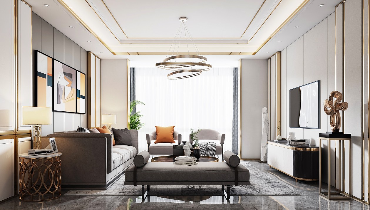 现代轻奢客厅