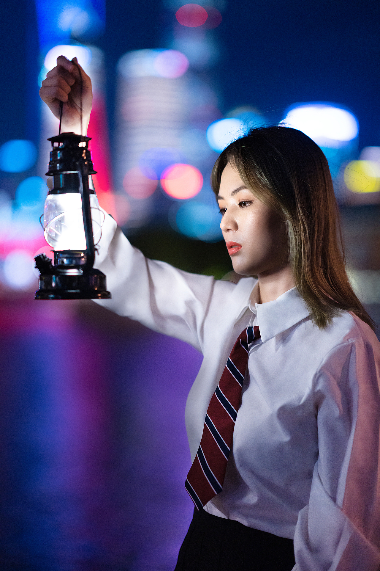 人像摄影【外滩夜景】