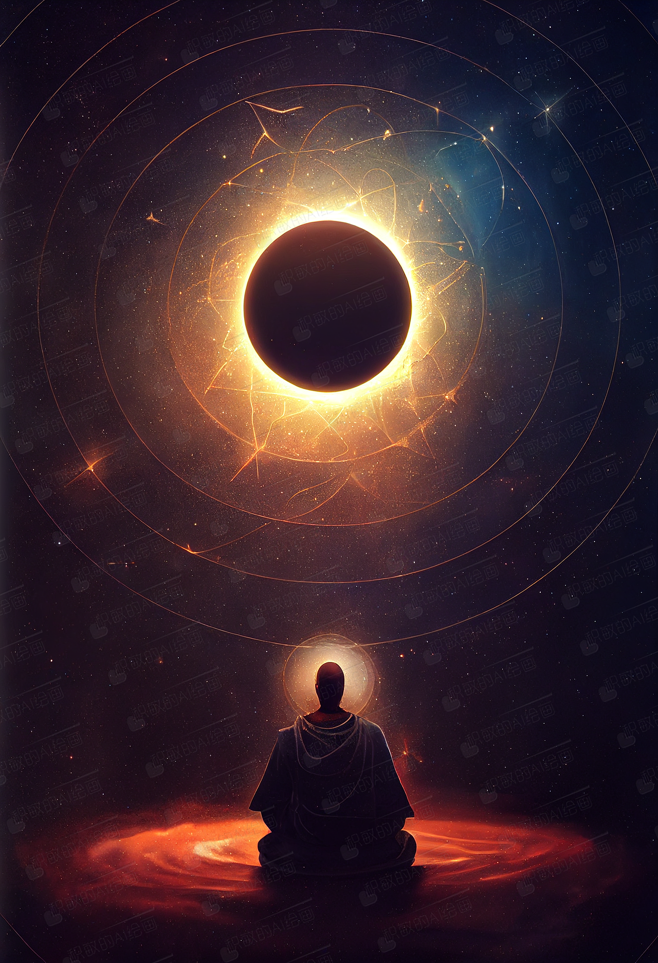 佛心（图ZMzE3NzYxMDAw） - 艺术插画 - 站酷设计师积敏的AI绘画原创素材 - 站酷ZCOOL