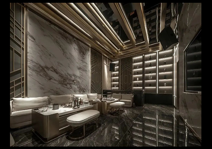 新冶组陈武设计 | 潮奢新娱乐派对空间，西安方尊KTV（图ZMzUxMjkyMjUy） - 商业空间设计 - 站酷设计师新冶组设计原创素材 - 站酷ZCOOL