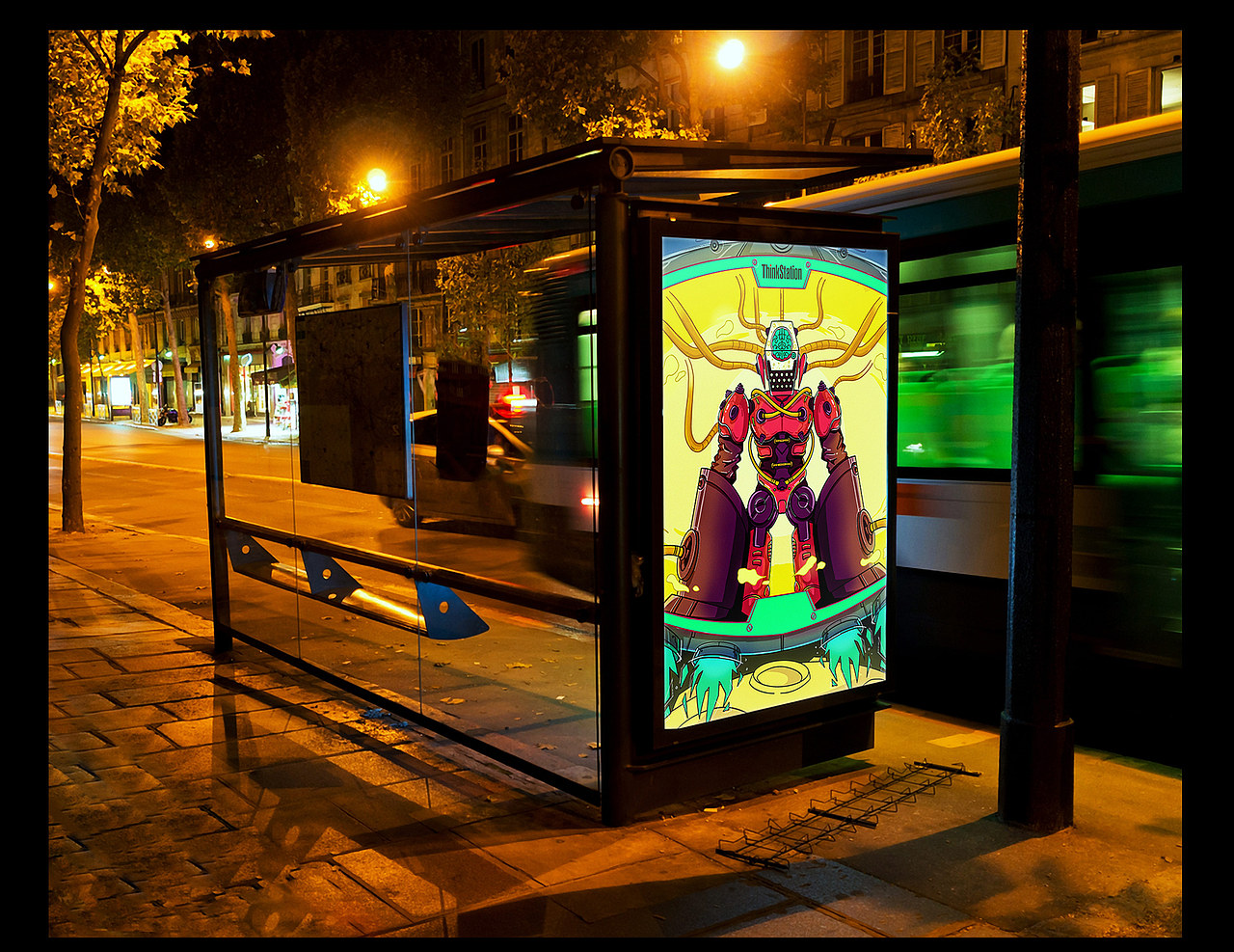 脑洞蓄势待发，全站出击（ThinkStation创意海报）