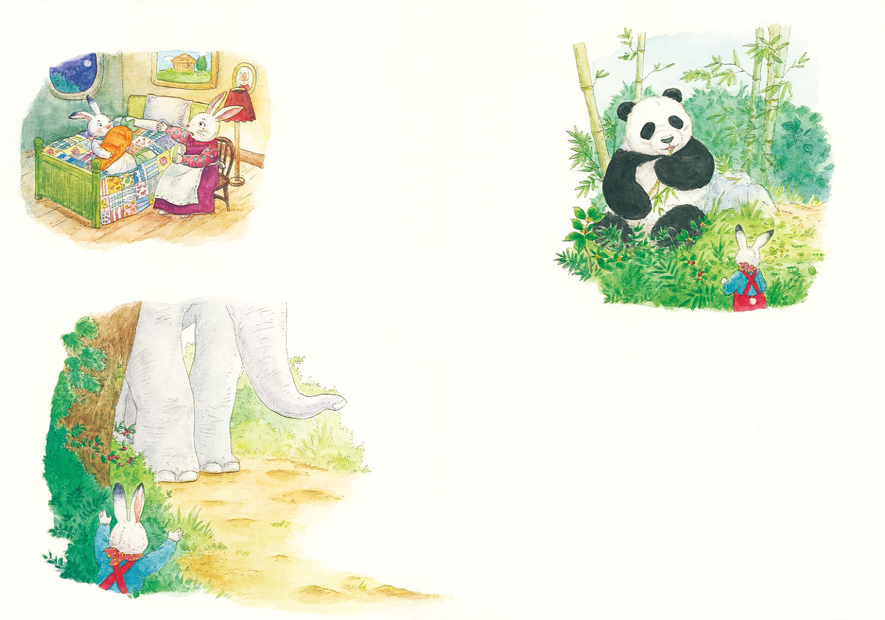 《兔子日记》作画步骤构思（图ZMjM5ODc0MzQ0） - 绘本 - 站酷设计师晓茑原创素材 - 站酷ZCOOL