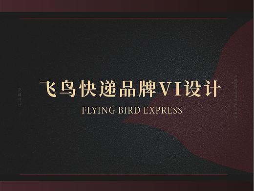 飞鸟快递品牌VI设计