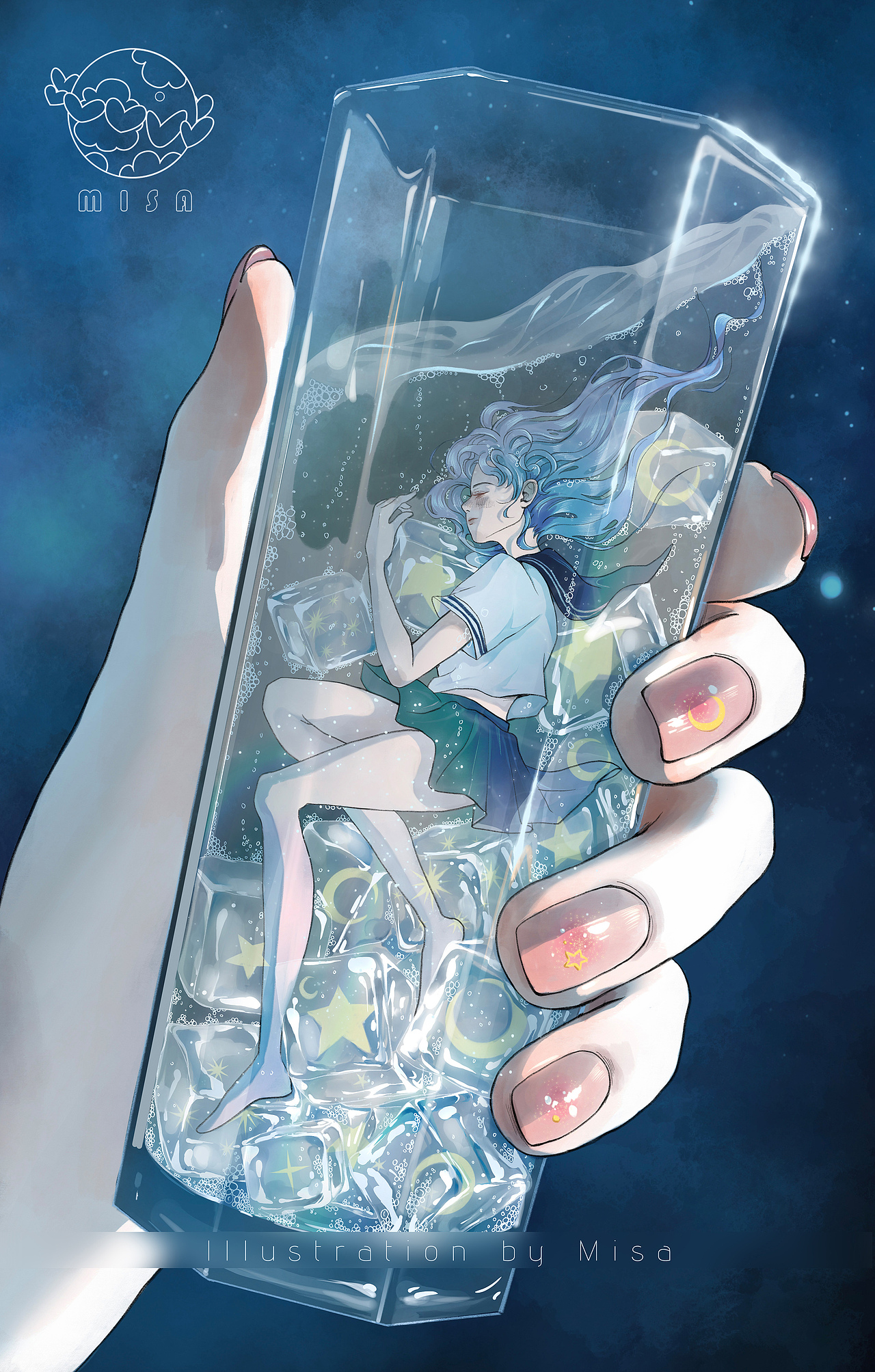《关于夏天》系列插画合集（图ZMjYxMTY1NTUy） - 艺术插画 - 站酷设计师梅沙misa原创素材 - 站酷ZCOOL