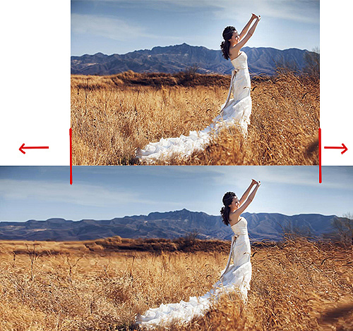 ps拉伸局部不变形的方法