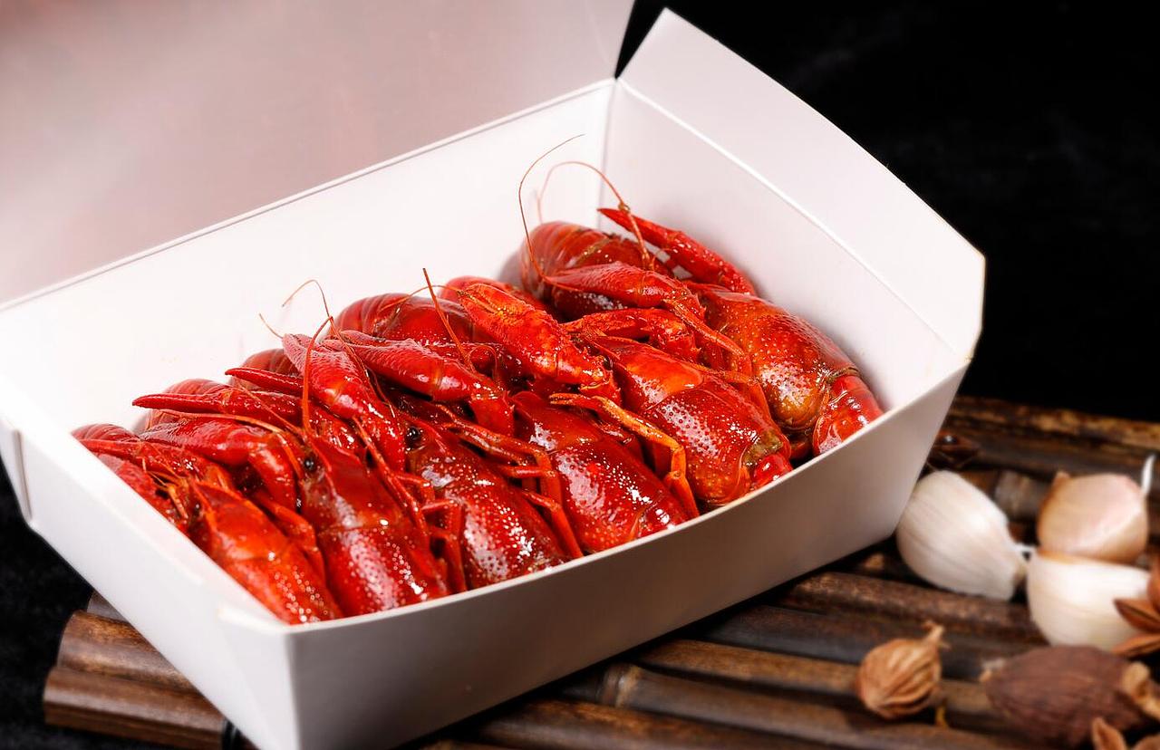 长沙特产小龙虾美团外卖夜宵基围虾拍摄