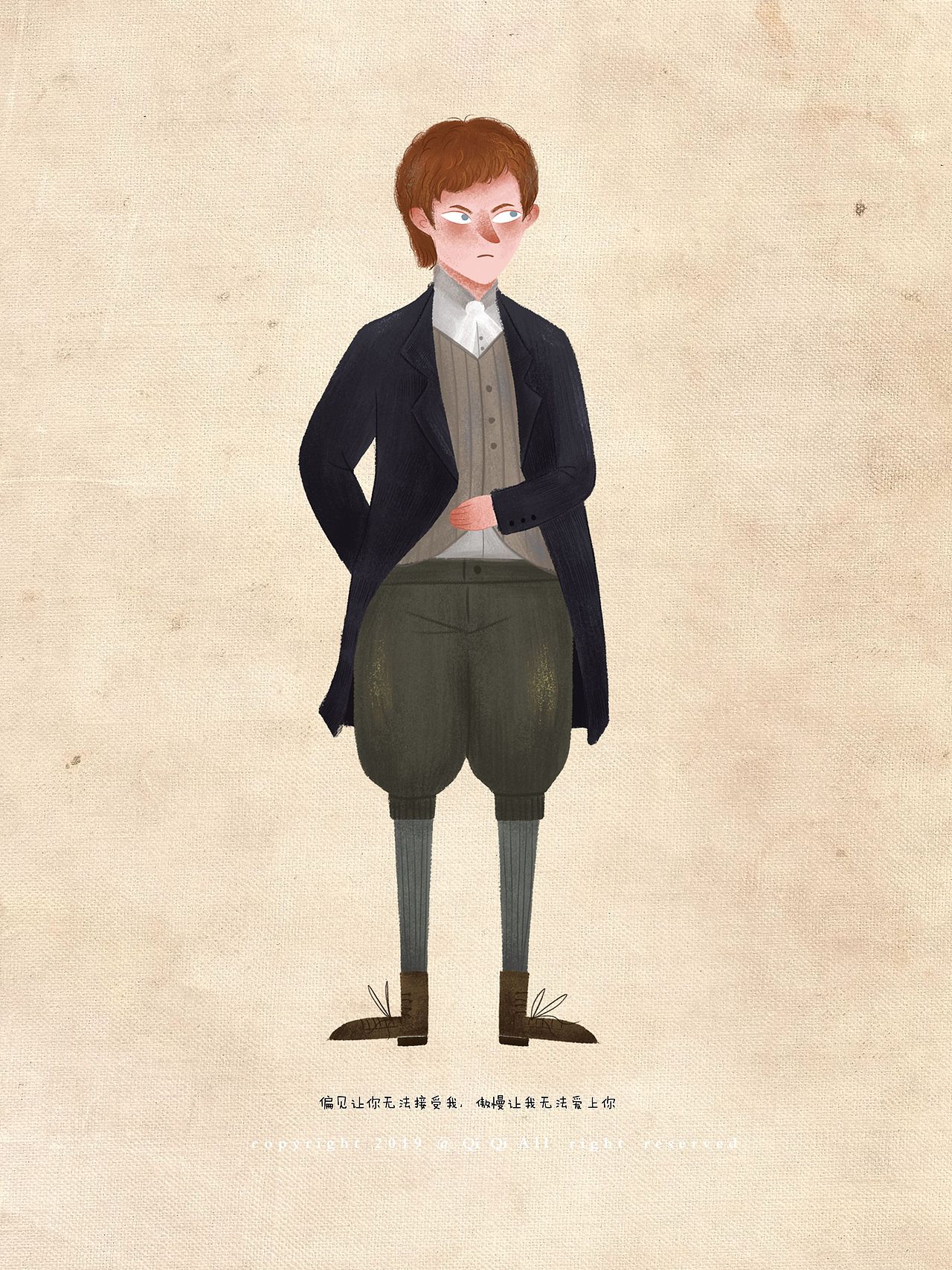 傲慢与偏见|插画|儿童插画|七禾页_七七_原创作品-站酷zcool