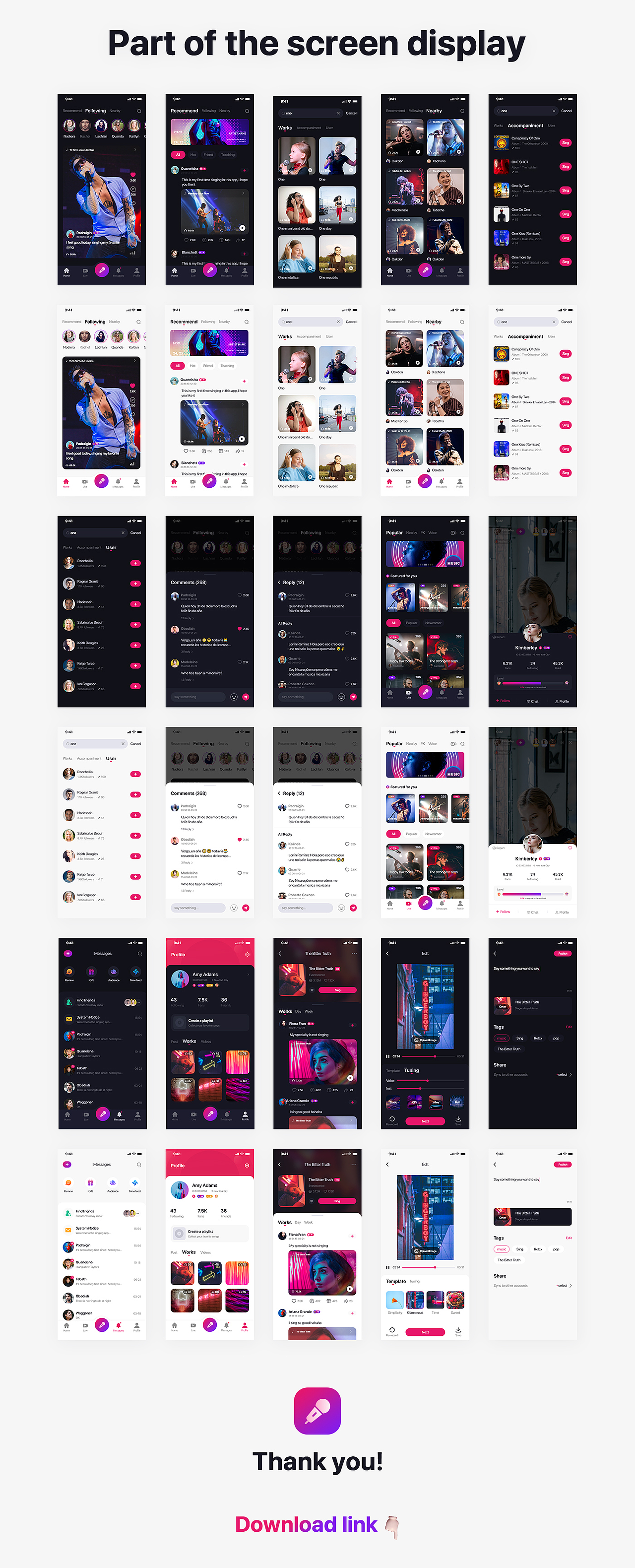 卡拉oK（图ZMjUyMjU0ODg4） - APP界面 - 站酷设计师地上的娃娃笑哈哈原创素材 - 站酷ZCOOL