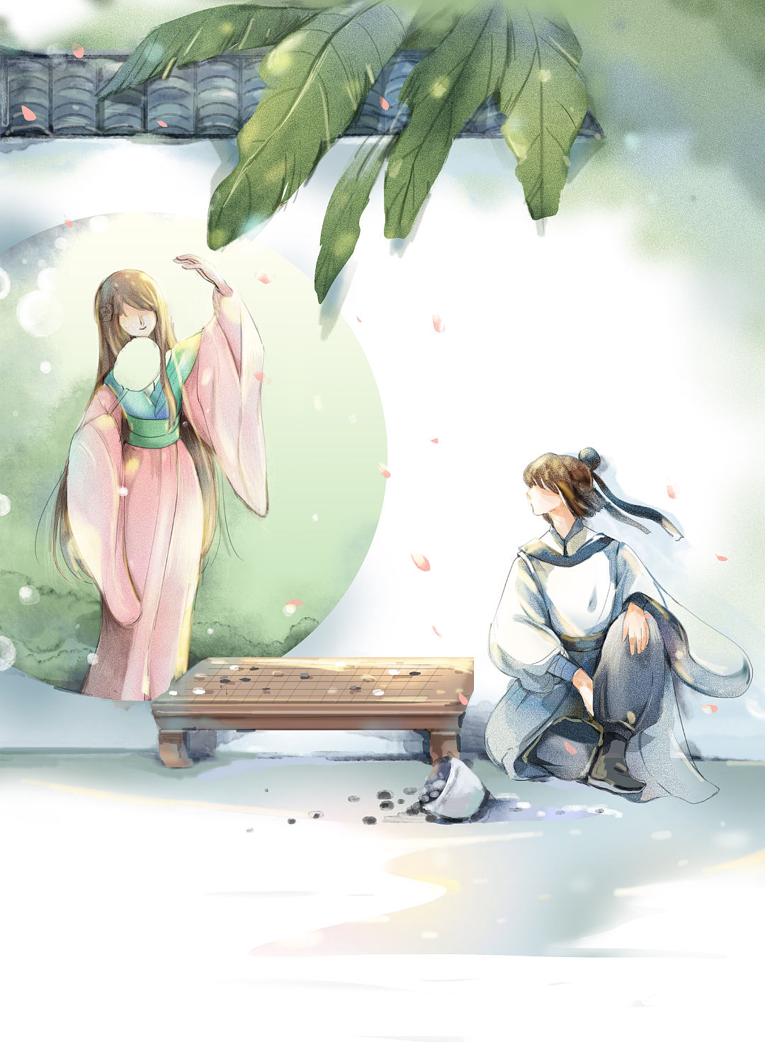 围棋少年|插画|创作习作|别问我的mj - 原创作品 - 站酷 (zcool)