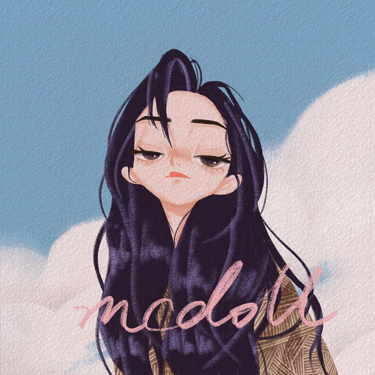 一张章若楠小姐姐（图ZMTQyMDgyMDIw） - 创作习作 - 站酷设计师mcdoll_麦兜原创素材 - 站酷ZCOOL