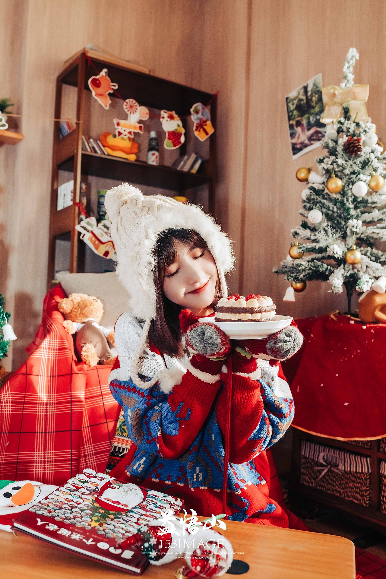 网红圣诞双胞胎姐妹