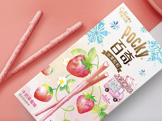 格力高粒粒百奇2018冰凉限定款包装