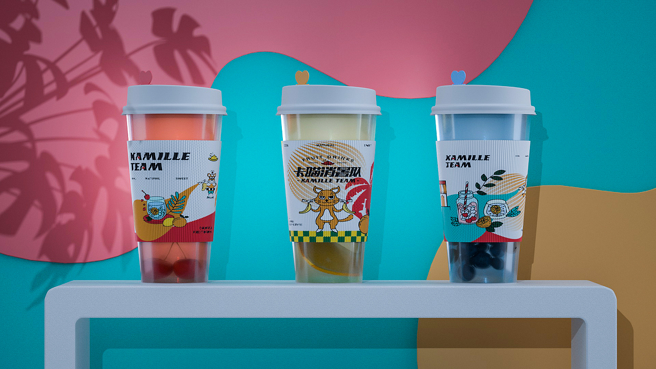 卡喵消暑队 x 冰爽缤纷是这个夏季的约定（图ZMjY3MjcwOTUy） - 品牌 - 站酷设计师国产零零戚原创素材 - 站酷ZCOOL