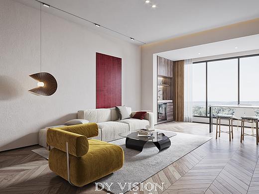 现代极简家装空间表现